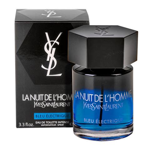 ysl la nuit de lhomme bleu electrique|YSL la nuit de l'homme intense.